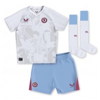 Maglie da calcio Aston Villa Diego Carlos #3 Seconda Maglia Bambino 2023-24 Manica Corta (+ Pantaloni corti)